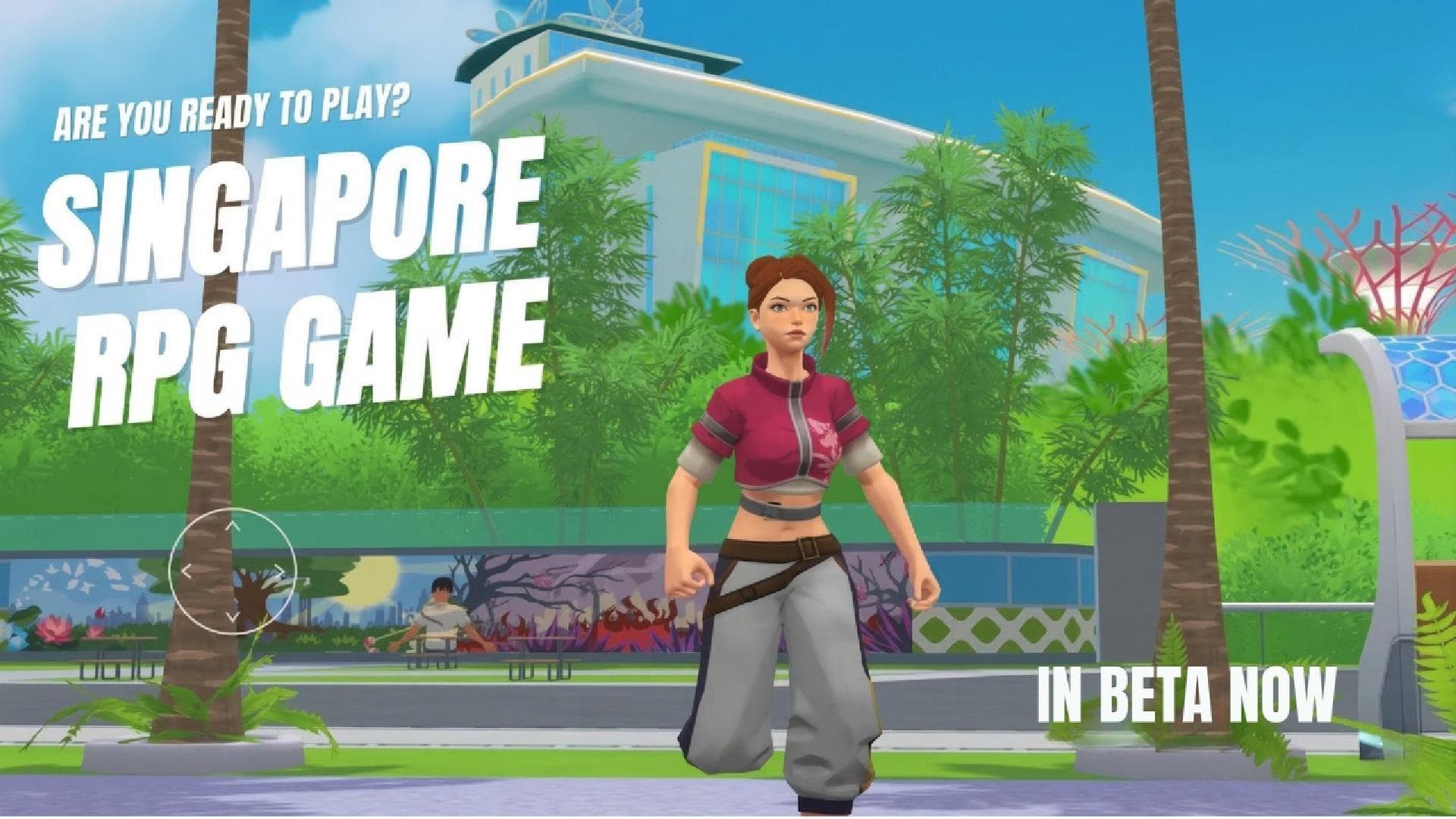 SolAR YouTube thumbnail designed by Cristian Urien: 'Singapore RPG Game, are you ready to play?'